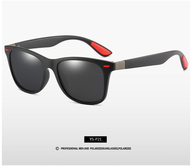 DJXFZLO Brand Design Polarized Sunglasses Men Women Driver Shades Male Vintage Sun Glasses  Men Spuare Mirror Summer UV400OculoS